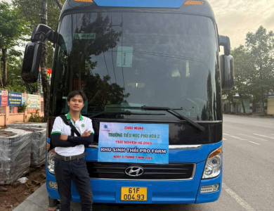 CHƯƠNG TRÌNH THAM QUAN – HỌC TẬP – TRẢI NGHIỆM KHU DL ST PRO FARM - TH PHÚ HÒA 2 BD