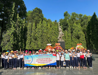 CHƯƠNG TRÌNH THAM QUAN - HỌC TẬP - TRẢI NGHIỆM TRƯỜNG TIỂU HỌC DĨ AN B