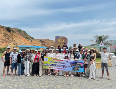 TOUR ĐOÀN CHO CÔNG TY TNHH SX TM TẤN MINH ĐI QUY NHƠN- PHÚ YÊN 3N3Đ