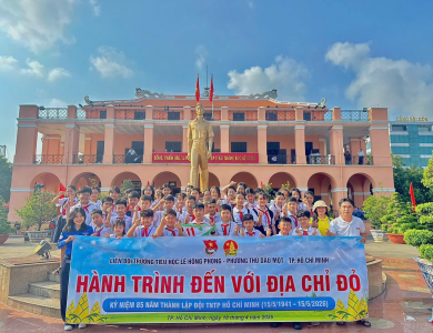 CHƯƠNG TRÌNH THAM QUAN - HỌC TẬP - TRẢI NGHIỆM TRƯỜNG TIỂU HỌC LÊ HỒNG PHONG