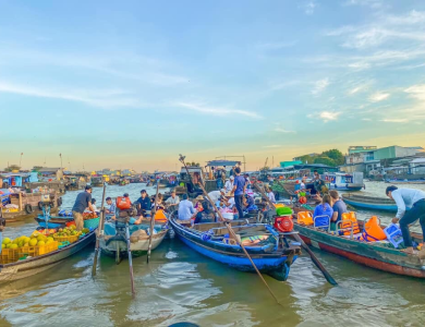 Tour Cần Thơ - Chợ nổi Cái Răng - Thiền viện Trúc Lâm Phương Nam