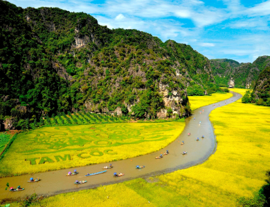 Tour Tràng An - Cố đô Hoa Lư - Hang Múa - Tam Cốc 